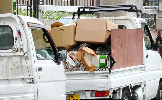 不用品回収作業は引き取りのみ 片付け・清掃は別途依頼が必要